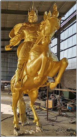 景觀銅馬擺件、