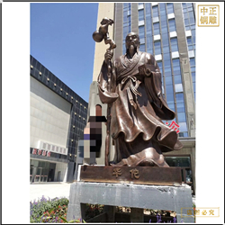 大型神醫華佗人物雕塑鑄造 