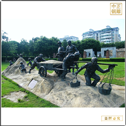 園林大型景觀(guān)人物雕塑