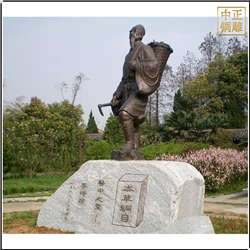 中醫名人景觀(guān)銅像