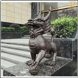 大型景觀(guān)麒麟動(dòng)物雕塑擺件