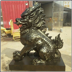 大型銅麒麟鑄造廠(chǎng)
